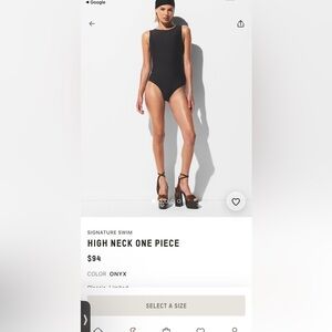 Skims swim signature swim High neck one piece